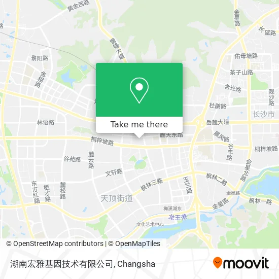 湖南宏雅基因技术有限公司 map