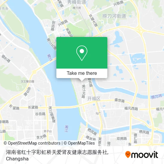 湖南省红十字彩虹桥关爱肾友健康志愿服务社 map