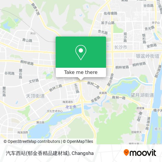 汽车西站(郁金香精品建材城) map