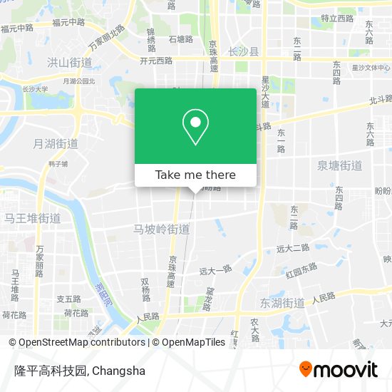 隆平高科技园 map