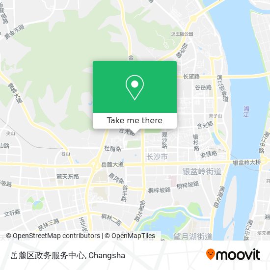 岳麓区政务服务中心 map