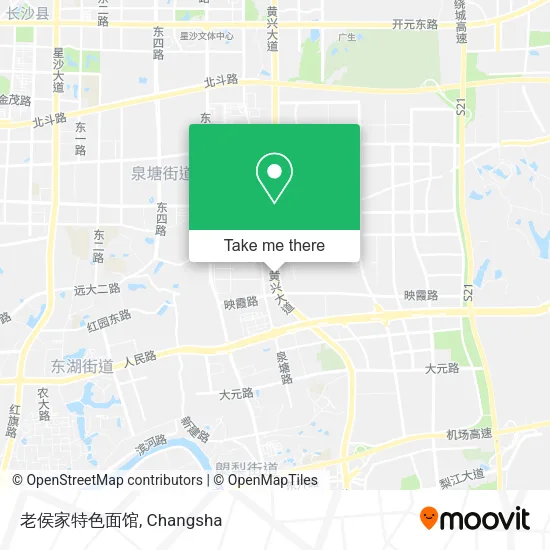 老侯家特色面馆 map