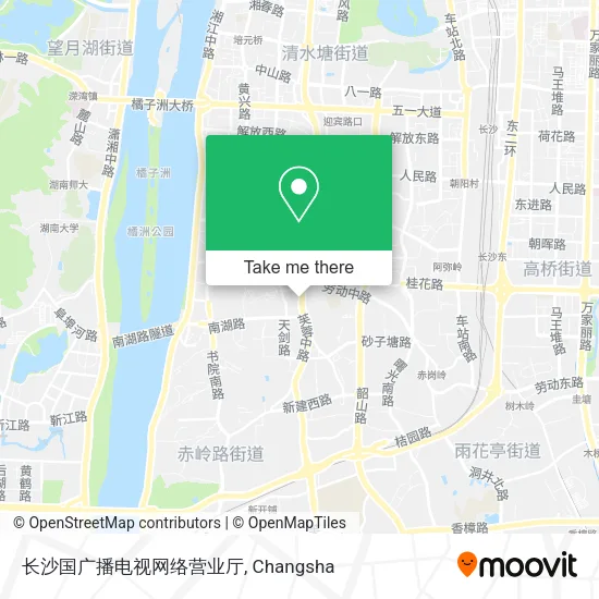 长沙国广播电视网络营业厅 map