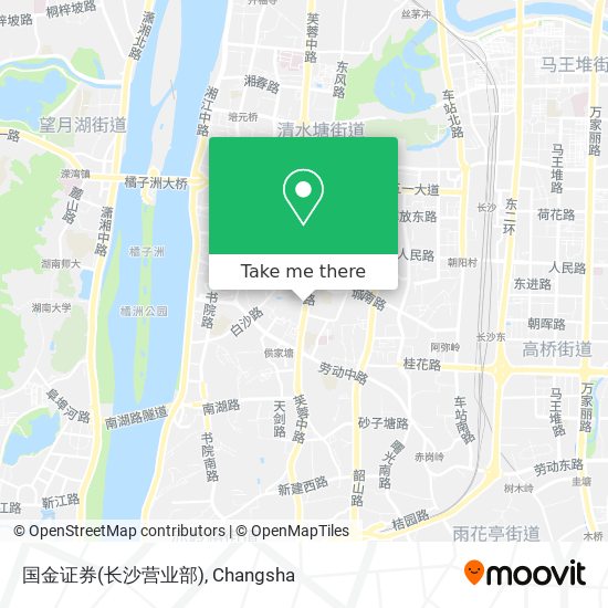 国金证券(长沙营业部) map
