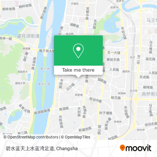 碧水蓝天上水蓝湾足道 map