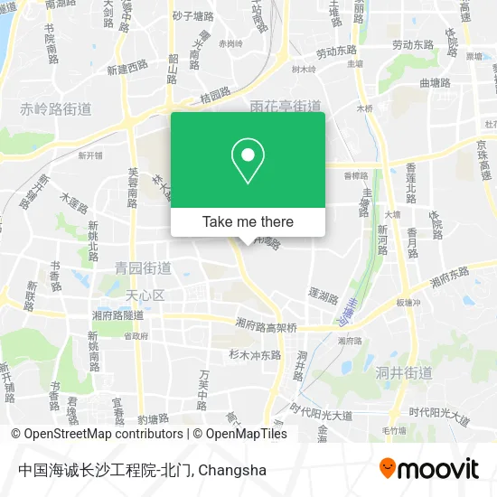 中国海诚长沙工程院-北门 map