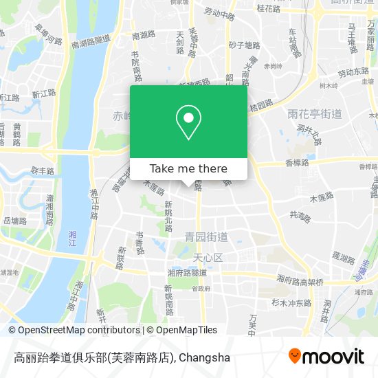 高丽跆拳道俱乐部(芙蓉南路店) map