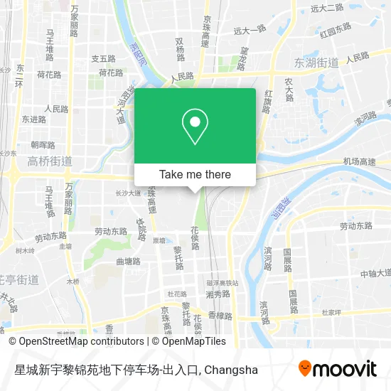 星城新宇黎锦苑地下停车场-出入口 map
