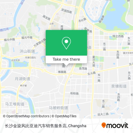 长沙金旋风比亚迪汽车销售服务店 map