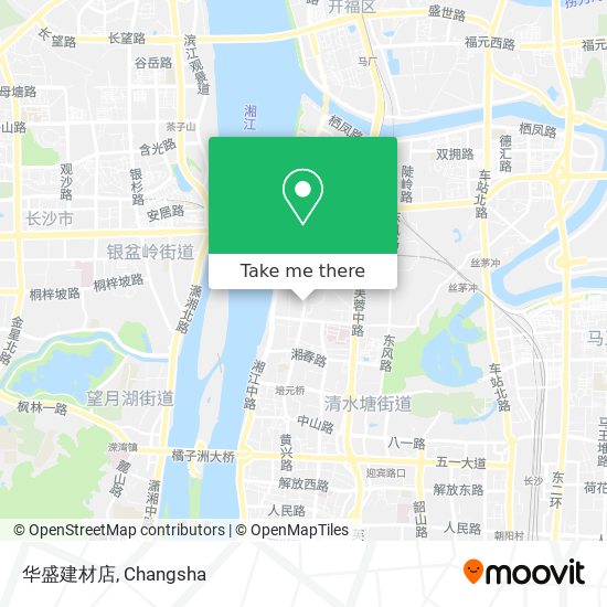 华盛建材店 map