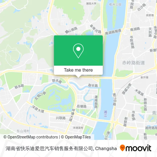 湖南省快乐迪爱思汽车销售服务有限公司 map