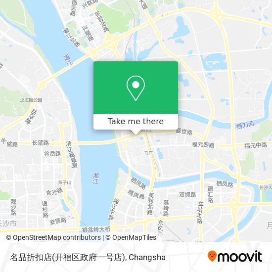 名品折扣店(开福区政府一号店) map