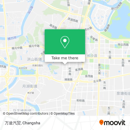 万途汽贸 map