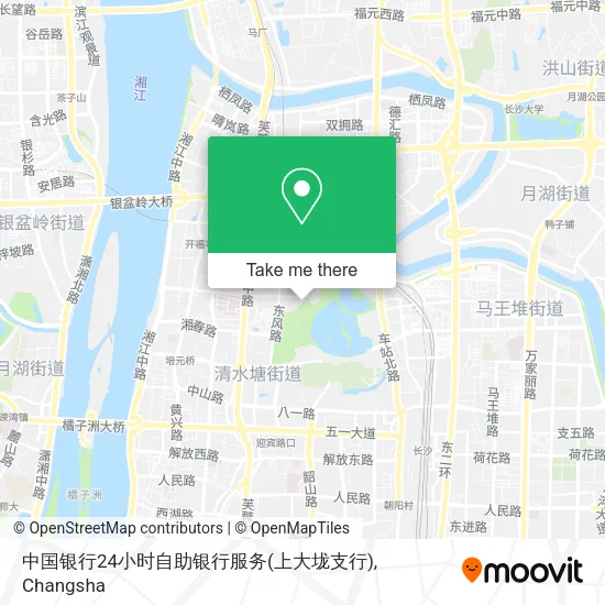 中国银行24小时自助银行服务(上大垅支行) map