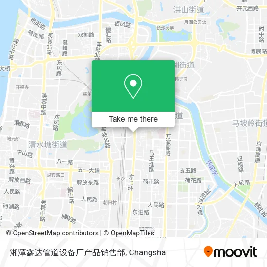 湘潭鑫达管道设备厂产品销售部 map