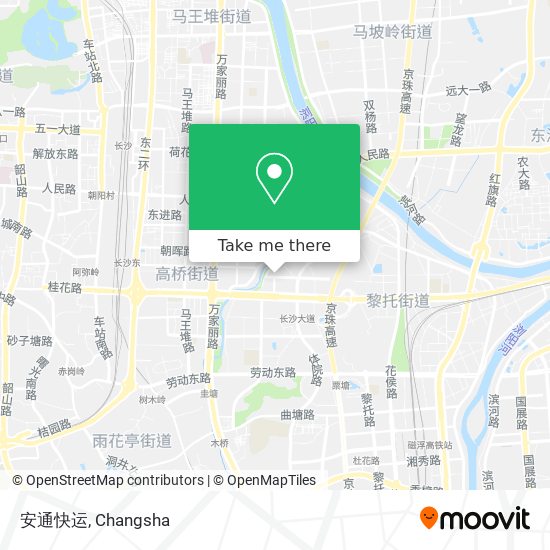 安通快运 map