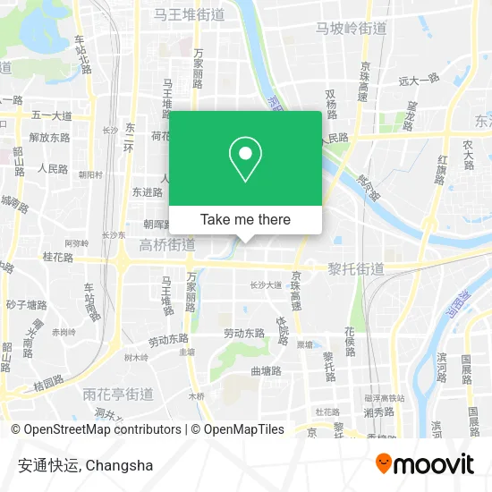 安通快运 map