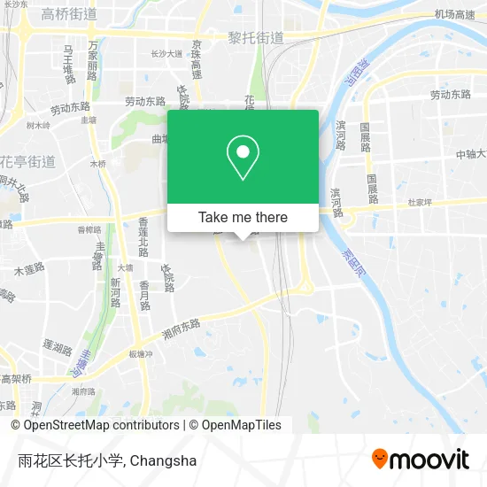 雨花区长托小学 map
