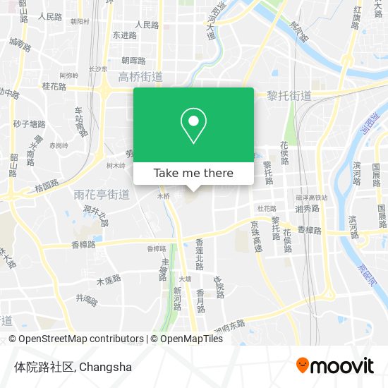 体院路社区 map