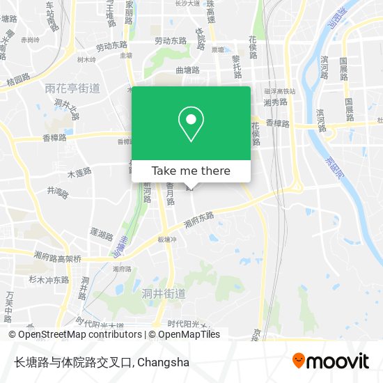 长塘路与体院路交叉口 map