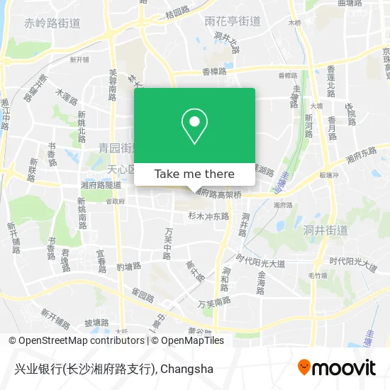 兴业银行(长沙湘府路支行) map