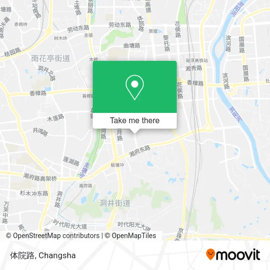 体院路 map