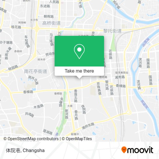 体院巷 map