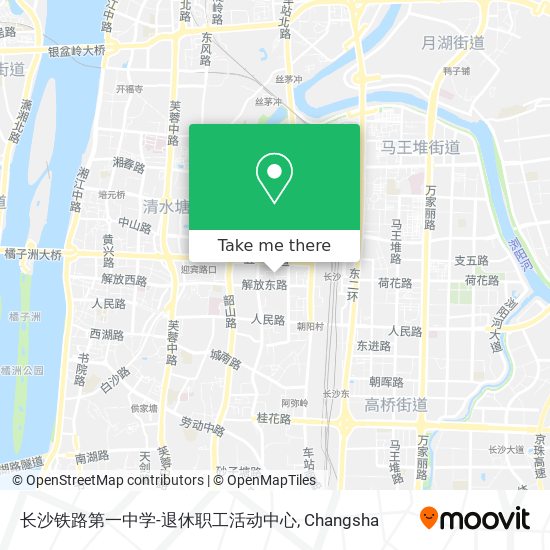 长沙铁路第一中学-退休职工活动中心 map