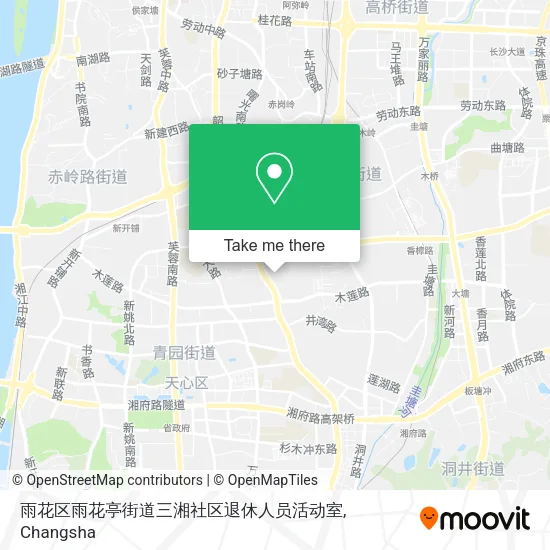 雨花区雨花亭街道三湘社区退休人员活动室 map