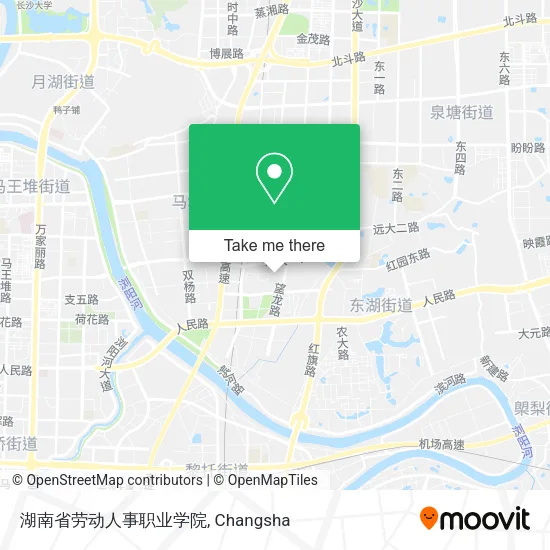 湖南省劳动人事职业学院 map