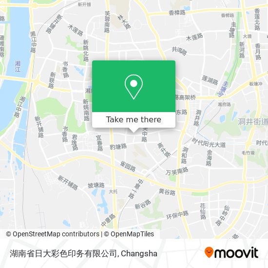湖南省日大彩色印务有限公司 map