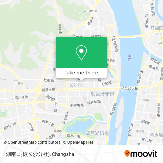 湖南日报(长沙分社) map
