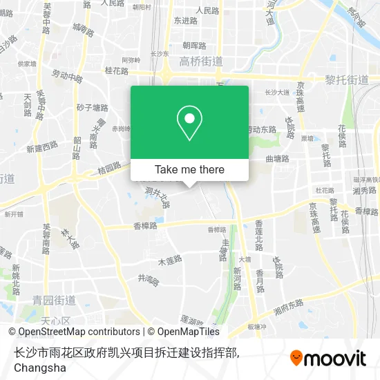 长沙市雨花区政府凯兴项目拆迁建设指挥部 map