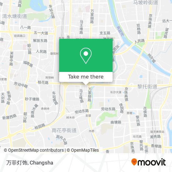 万菲灯饰 map