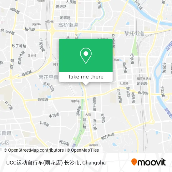 UCC运动自行车(雨花店) 长沙市 map