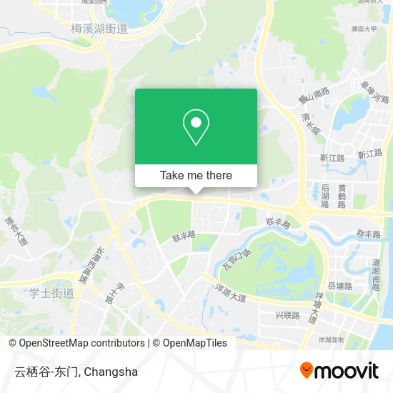 云栖谷-东门 map