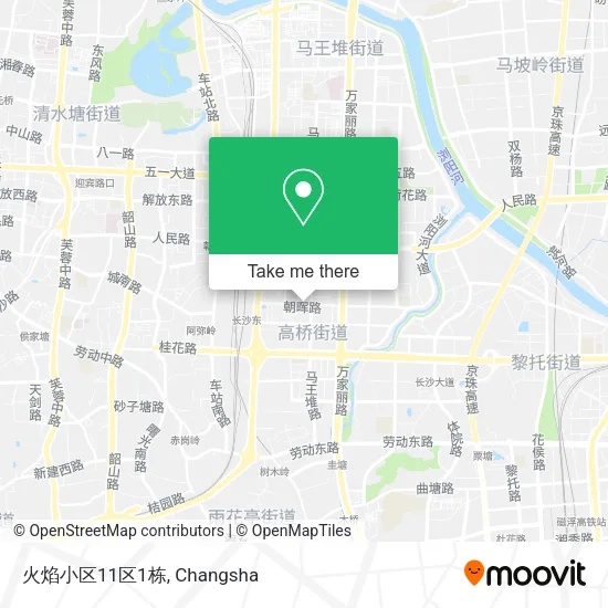 火焰小区11区1栋 map