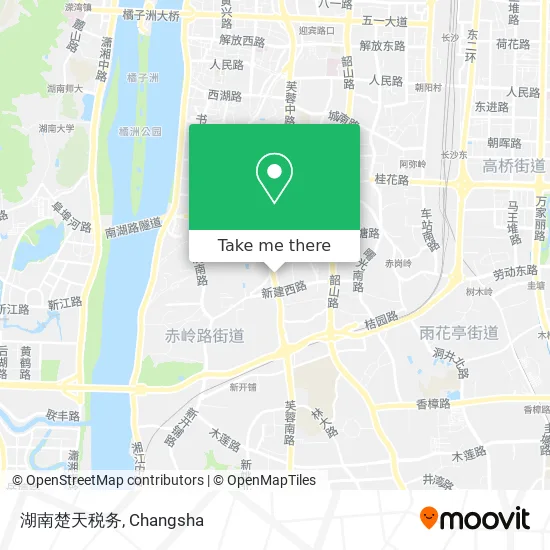 湖南楚天税务 map