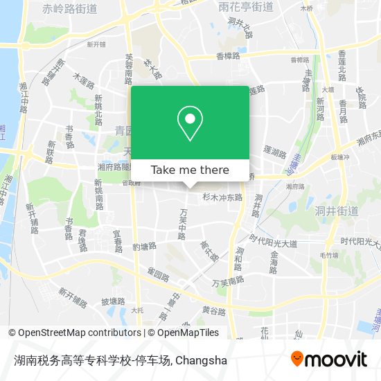 湖南税务高等专科学校-停车场 map