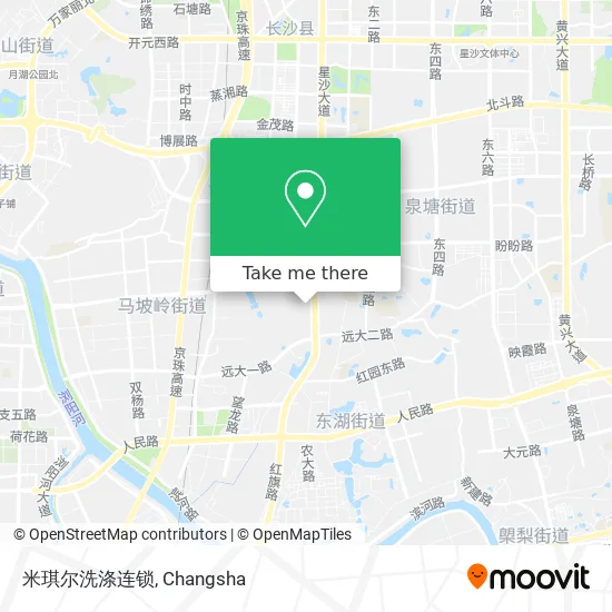 米琪尔洗涤连锁 map