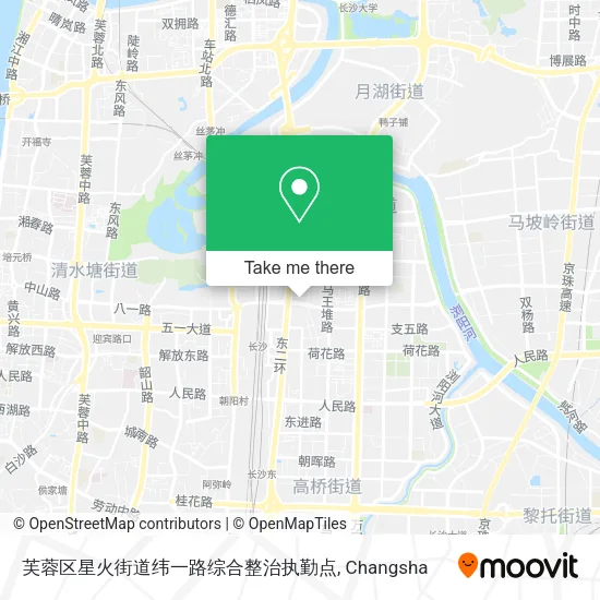 芙蓉区星火街道纬一路综合整治执勤点 map