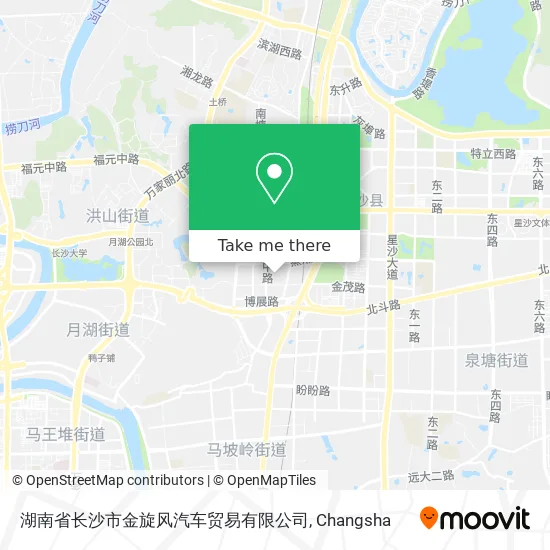 湖南省长沙市金旋风汽车贸易有限公司 map