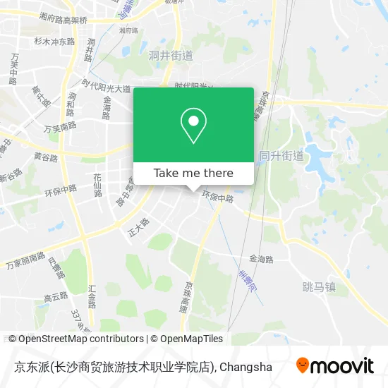 京东派(长沙商贸旅游技术职业学院店) map