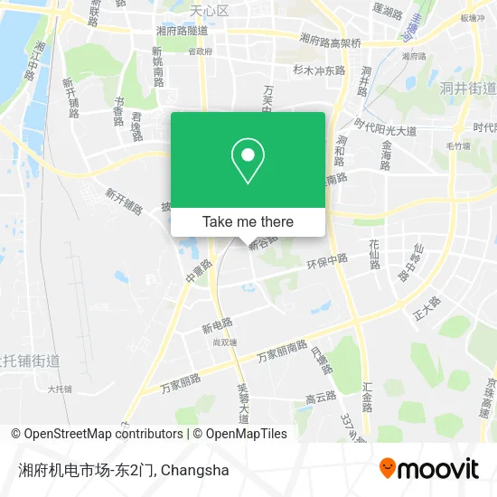 湘府机电市场-东2门 map