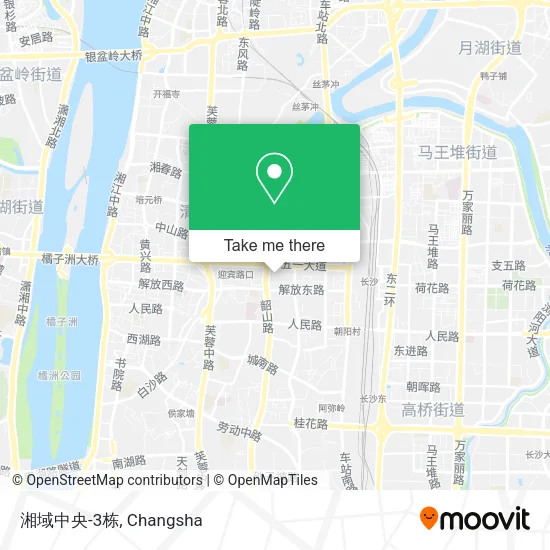 湘域中央-3栋 map