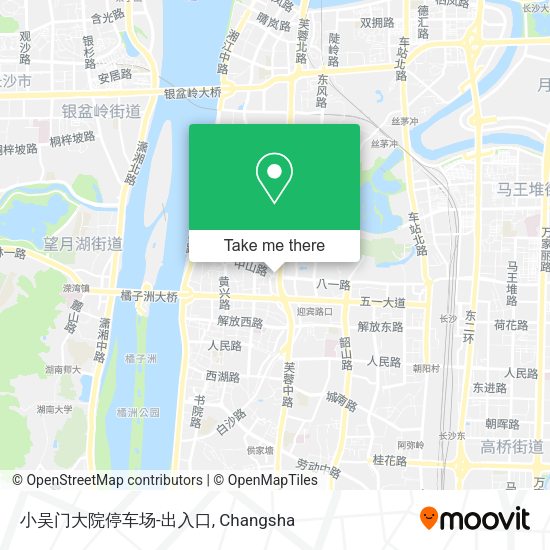 小吴门大院停车场-出入口 map