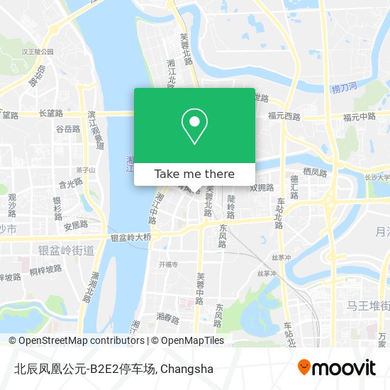 北辰凤凰公元-B2E2停车场 map
