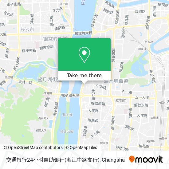 交通银行24小时自助银行(湘江中路支行) map