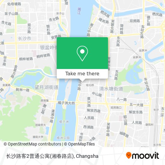 长沙路客2普通公寓(湘春路店) map