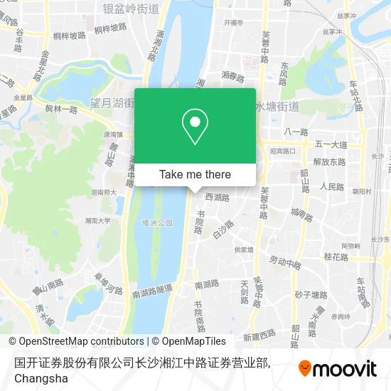 国开证券股份有限公司长沙湘江中路证券营业部 map
